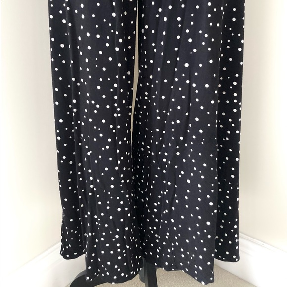 Ann Taylor Black and Cream Dot Pajama Set Size L - Picture 7 of 13